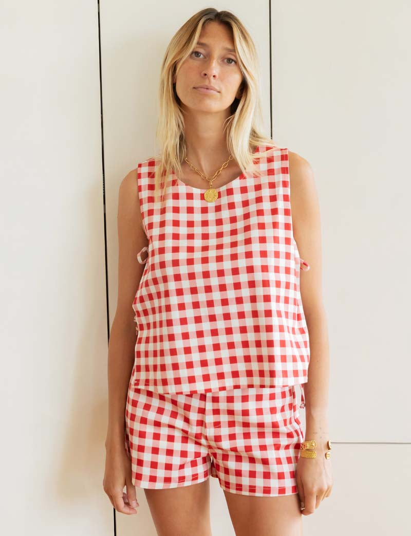Top Vichy Red Ansy