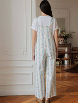 Salopette à rayures & fleurs Roey