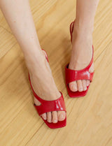 Red Pama Sandals