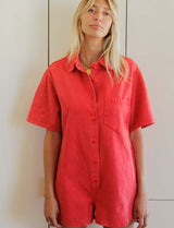 Red Rowen Romper