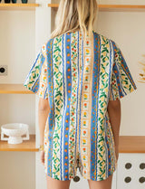 Rowen multi floral romper