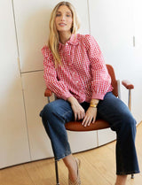 Chemise vichy rouge Sana