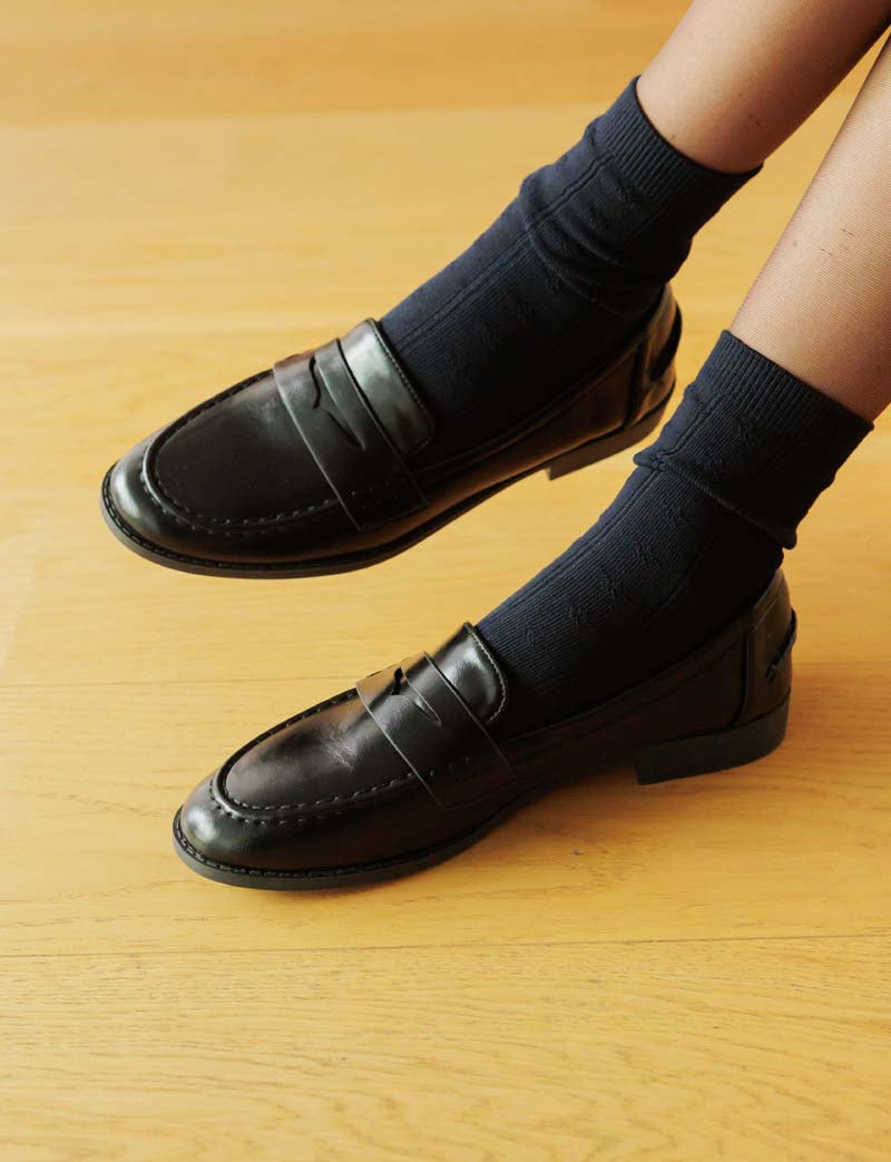 Black loafers Alby