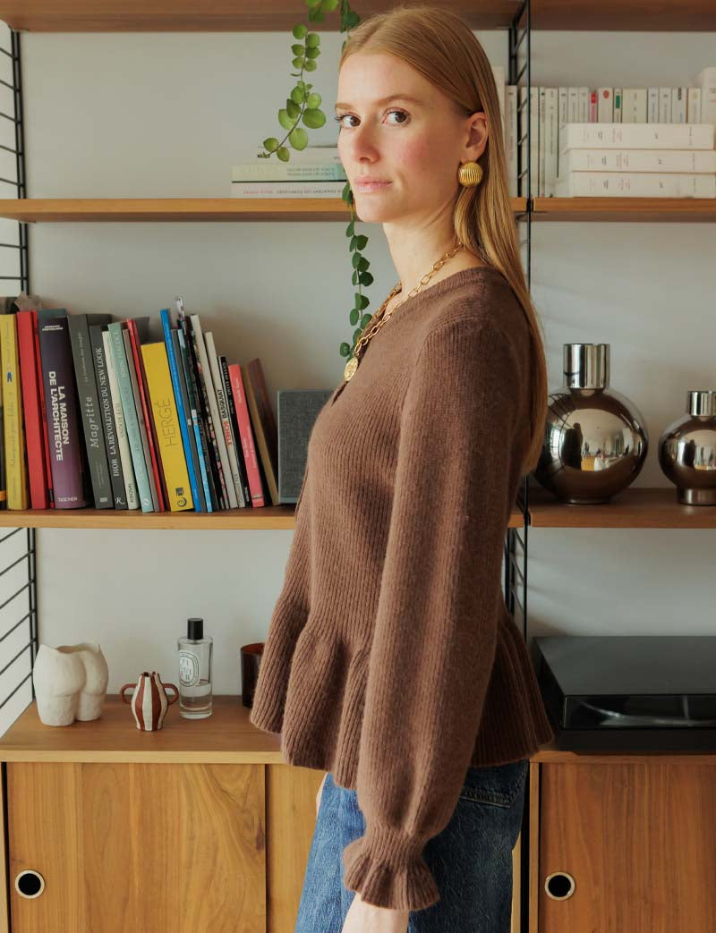Gilet marron Edwin