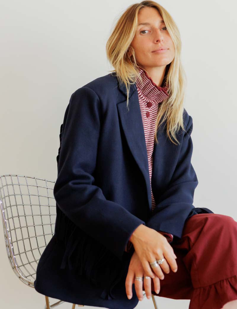 Veste marine Percy