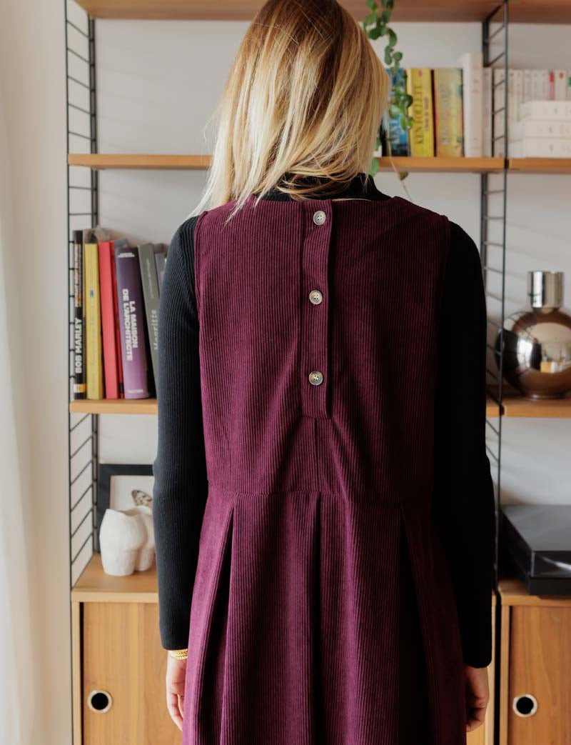 Robe bordeaux Jema