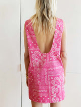 Pink Bandana Dress Safia