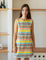 Robe à rayures multi Safia