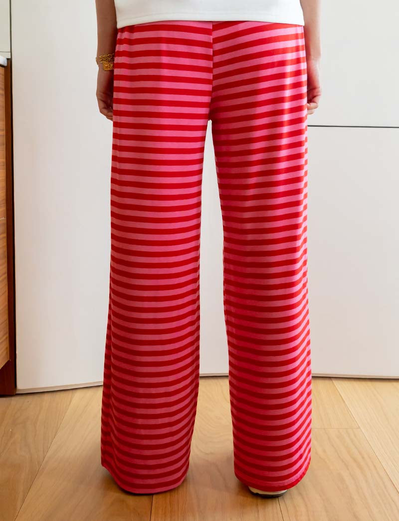 Pantalon rose & rouge Cooper