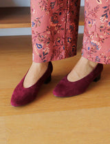 Burgundy pumps Vity