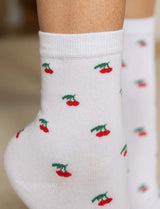 White socks & cherries