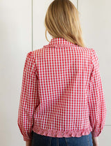 Chemise vichy rouge Sana