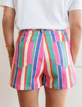 Multi-striped Kevy Shorts