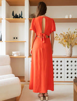 Robe corail Emma