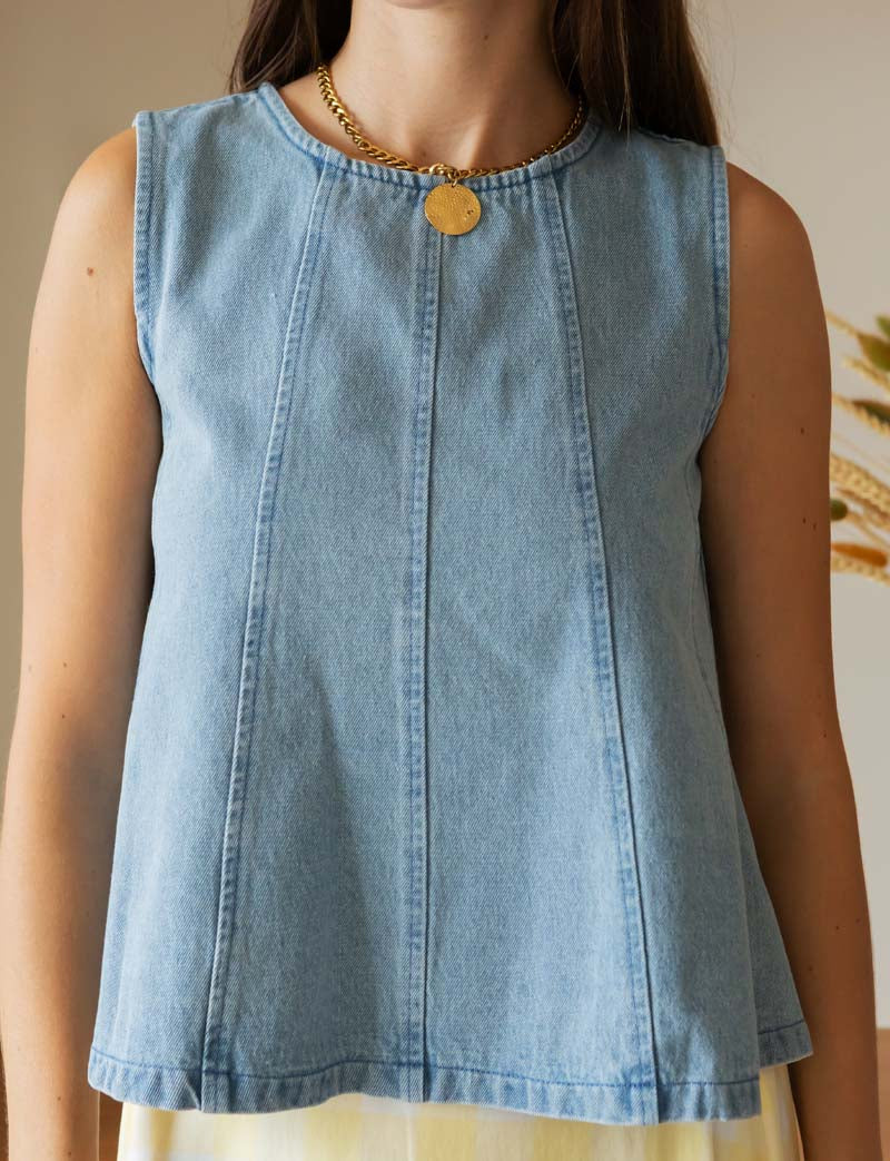 Top en jean Varo