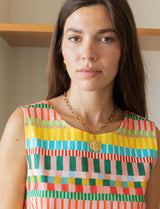 Robe à rayures multi Safia