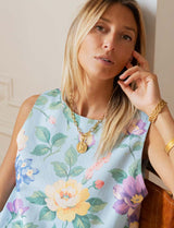 Robe ciel fleurie Rini