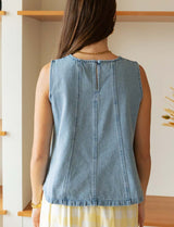 Top en jean Varo
