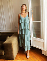 Robe céladon Vegas