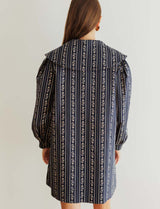 Mila navy floral dress