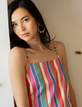 Robe à rayures multi Tela
