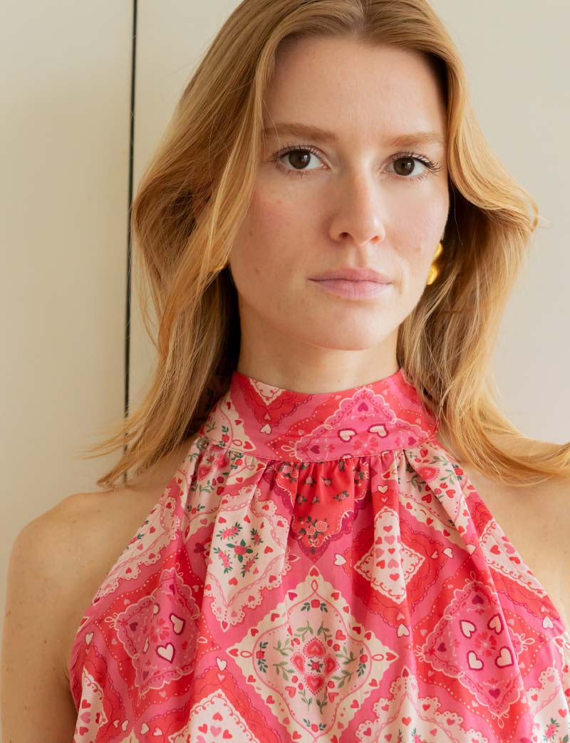 Robe rose Rosia