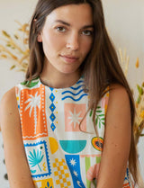 Robe palmiers Constanca