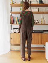 Brown overalls Roey
