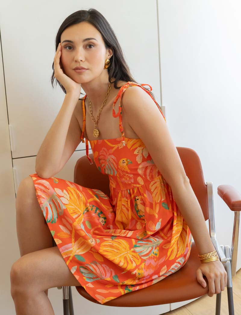 Orange Elish Robe
