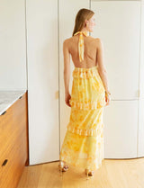 Robe jaune Elana