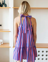 Pink and Blue Rosia Dress