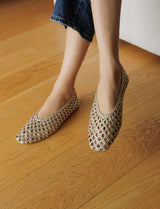 Ballerines dorées Sahy