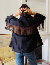 Blue Boya fringed jacket