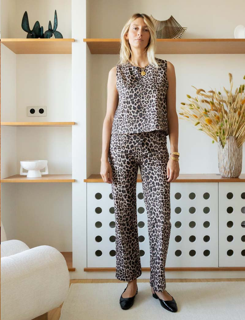 Leopard Print Top Ansa