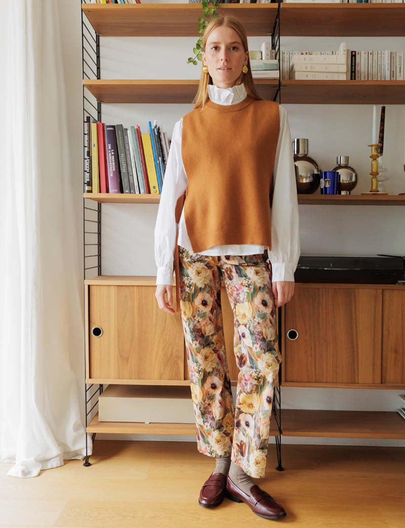 Jeans Scoty con estampado floral
