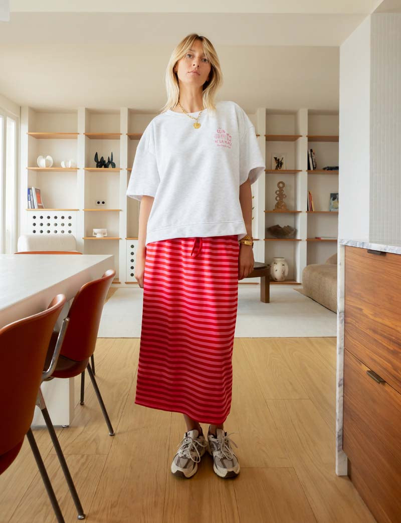 Gray Sweatshirt Le Club De La Plage