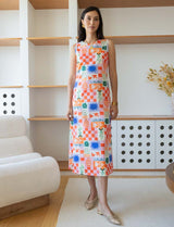 Linda mosaic robe