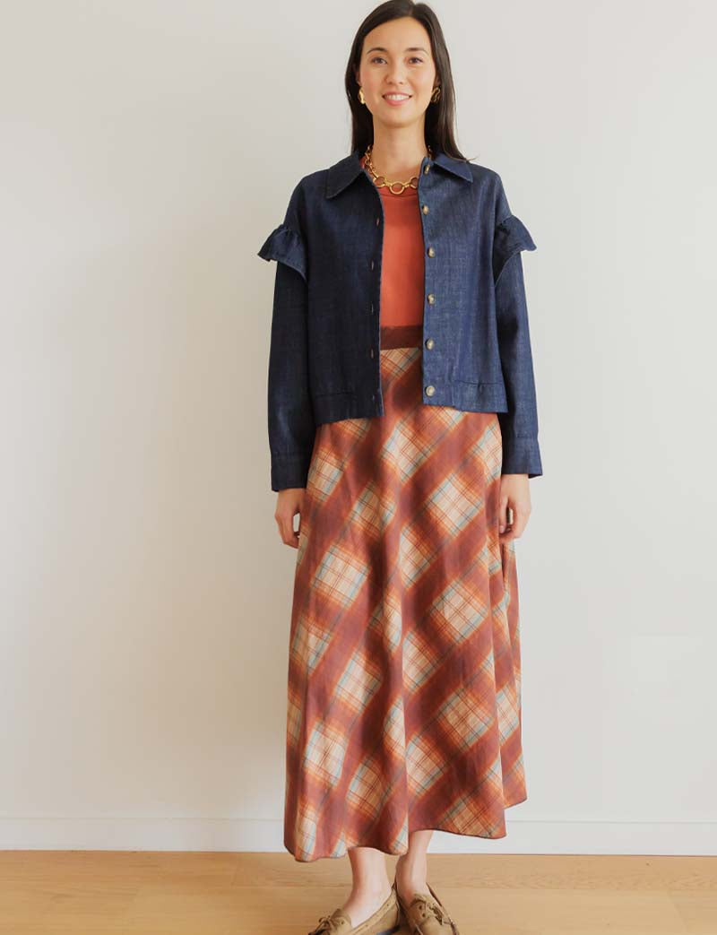 Checked skirt Yvelle