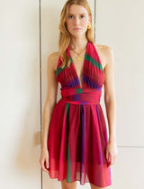 Robe fuchsia multi Liara