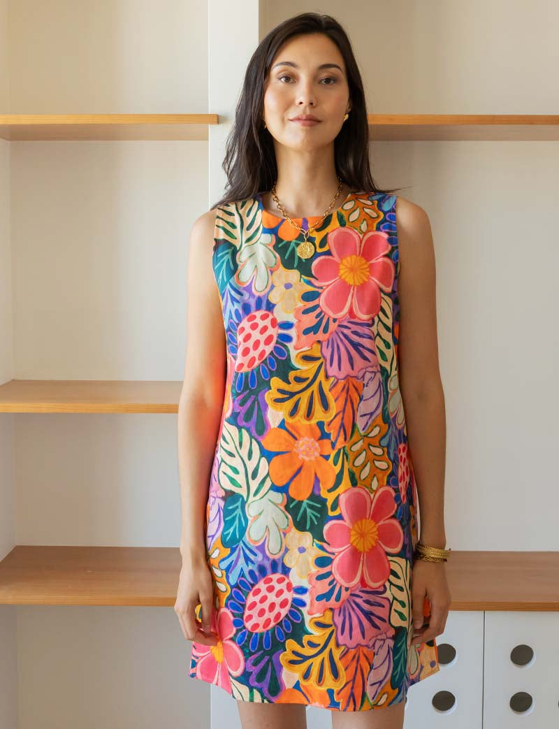 Robe fleurie multi Sapha
