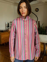 Denvy Striped Jacket