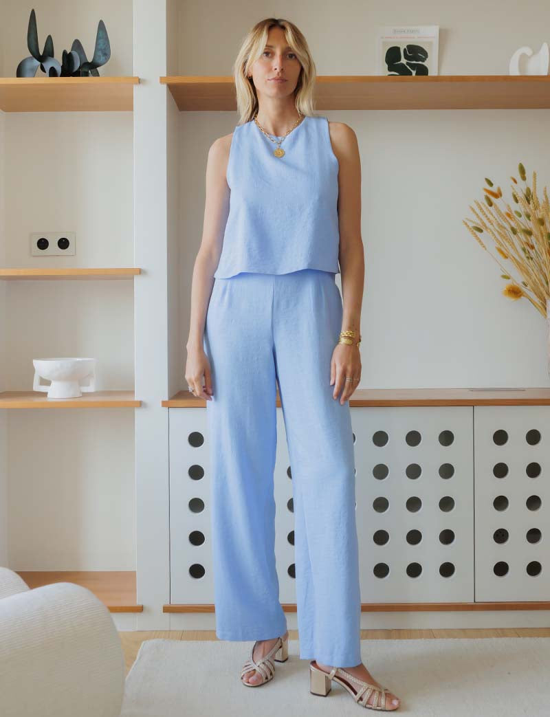 Jade Sky Jumpsuit