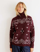 Pull bordeaux Berel