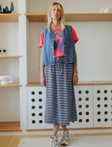 Blue & chocolate Yago skirt