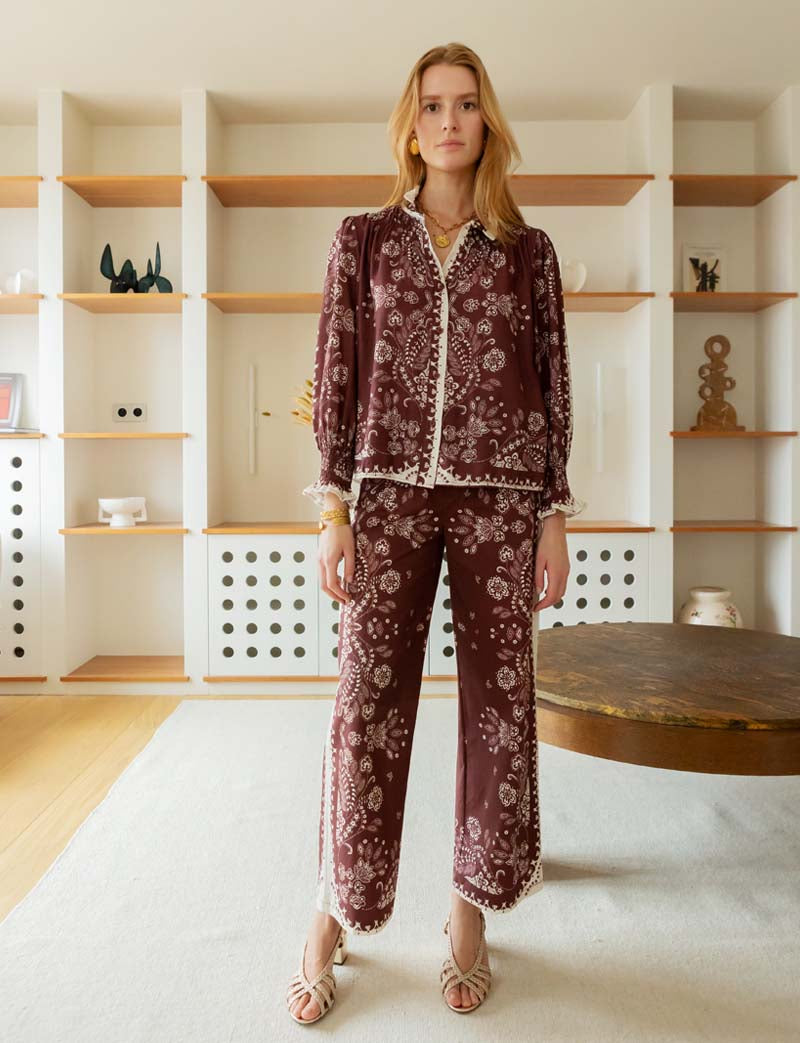 Pantalon choco Hunter