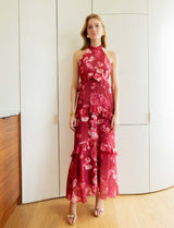 Robe bordeaux Elana