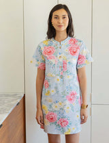Robe ciel fleurie Lena