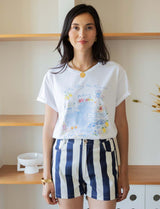T-shirt blanc Riviera