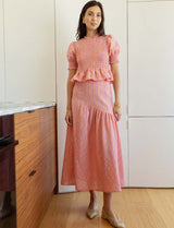 Top coral & lilac Paloma