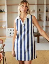 Navy striped dress Ander
